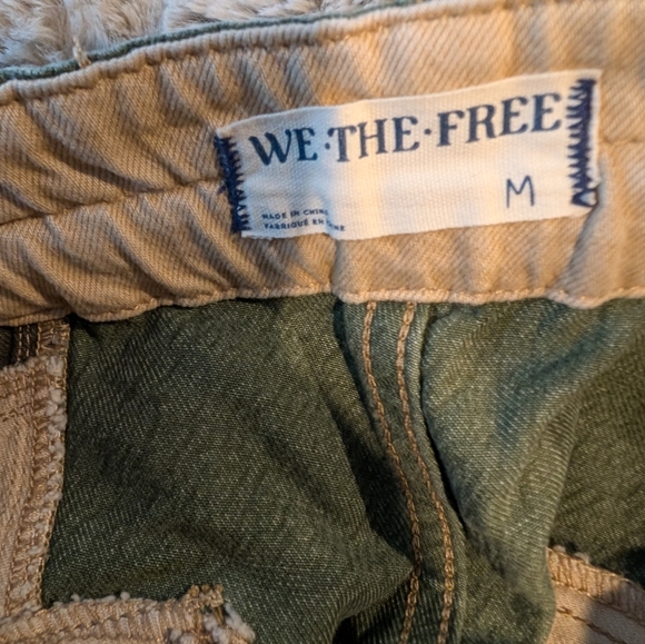 Free People Terra Utility Pant Size medium Slouchy Relaxed Fit Cropped NWOT - Picture 15 of 16